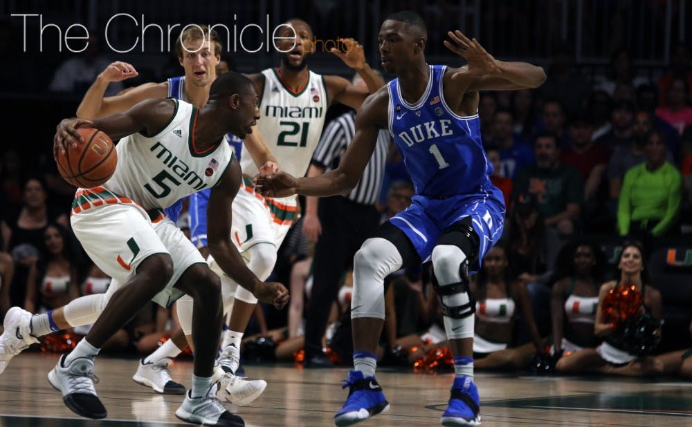Freshman Harry Giles has not been able to make the impact many thought he could coming off a second serious knee injury suffered in November 2015 and a preseason knee scope.&nbsp;