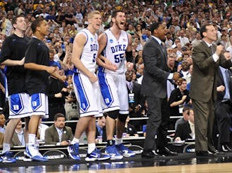 Duke, shown here celebrating after its win over Baylor, found a unique identity as its season progressed, senior Ben Cohen writes.