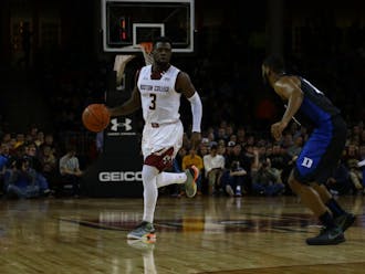 Florida transfer Eli Carter provides a steady hand in the backcourt for a Boston College team that went winless in ACC regular-season play.