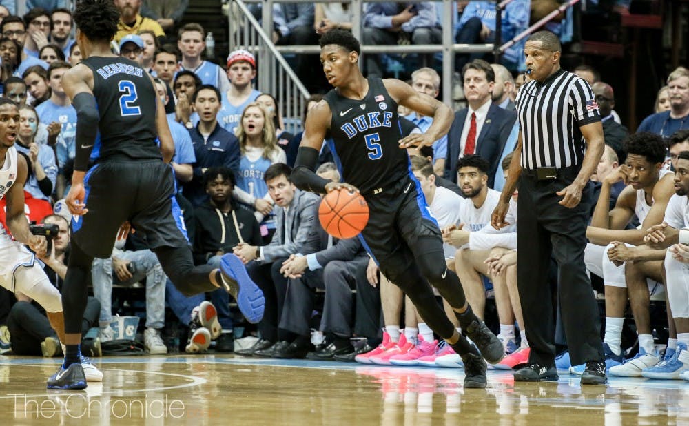 <p>Beyond a 21st ACC tournament title, there's lots at stake for Duke this week as it heads to Charlotte with a chance to lock up a No. 1 seed.</p>