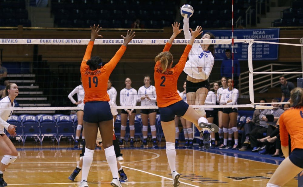<p>Senior Emily Sklar will&nbsp;help the Blue Devils' underclassmen handle a pair of tough road environments this weekend at Miami and Florida State.</p>