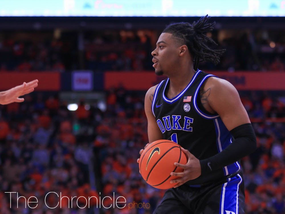 <p>Freshman guard Trevor Keels has shown the ability to guard the perimeter while also spearheading the Blue Devils' 3-point attack.</p>