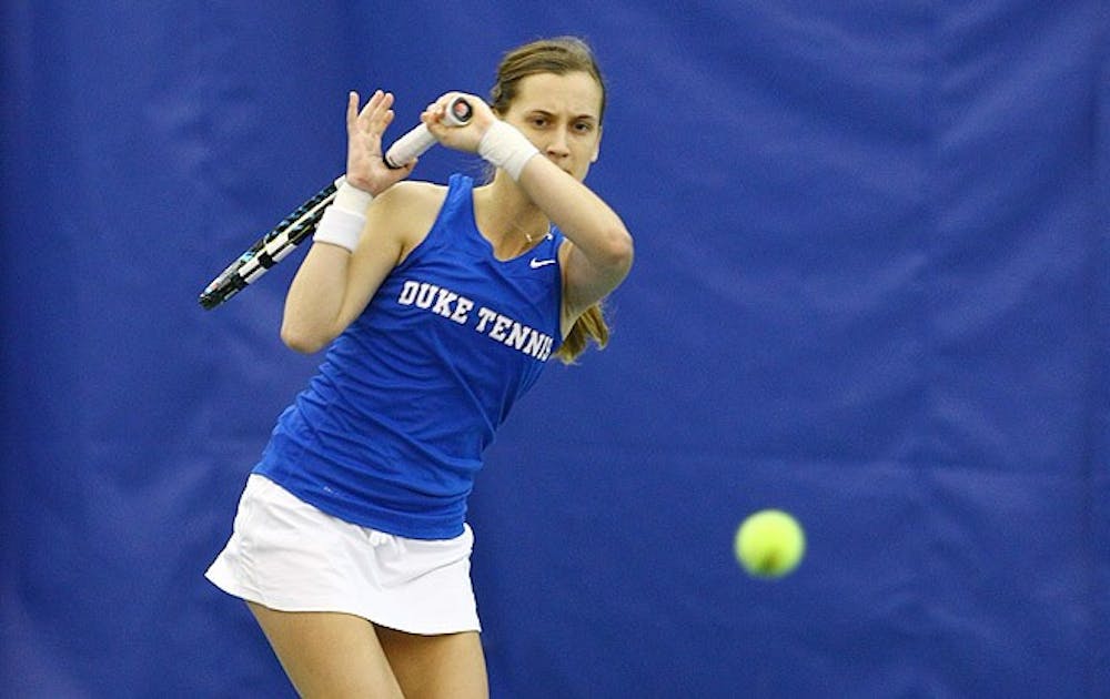 Monica Turewicz set the tone for singles in Duke’s win against Northwestern, coming out on top 6-3, 6-1 in the first singles match of the afternoon.