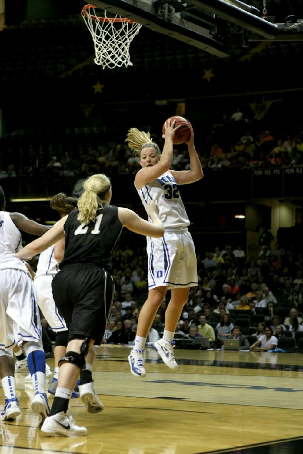 Tricia Liston scored 23 points on a 10-for-15 performance from the floor as the Blue Devils defeated Vanderbilt on its home floor.