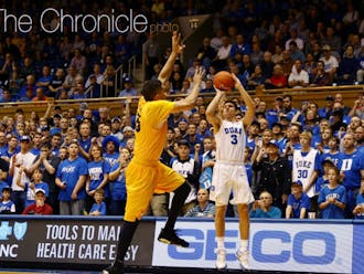 Sophomore Grayson Allen scored 24 points in the second half, knocking down a 3-pointer late in the period to give him a new career-high of 33 points.