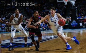 Grayson Allen led Duke with 21 points Friday and has been a sparkplug off the bench for much of the last month.