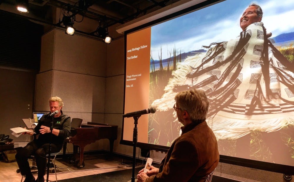 Barry Berger, former director of folk and traditional arts for the National Endowment of the Arts, and photographer discuss their work at the kickoff event for the documentary initiative. 