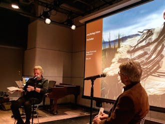 Barry Berger, former director of folk and traditional arts for the National Endowment of the Arts, and photographer discuss their work at the kickoff event for the documentary initiative. 