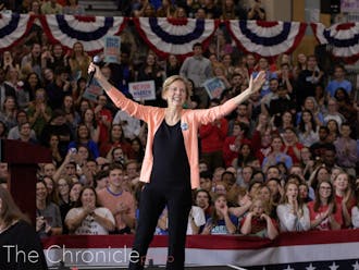 Slideshow: Elizabeth Warren holds rally in Raleigh