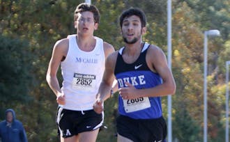 Competing with a full lineup for the first time this season, Duke placed fourth at the Virginia/Panorama Farms Invitational.