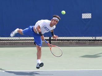Bruno Semenzato notched the only victory of the day for Duke as the Blue Devils fell to rival North Carolina in the ACC Championship semifinals.