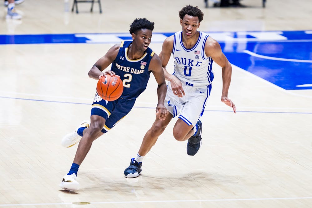 Duke struggled mightily on the defensive end Tuesday against Notre Dame.