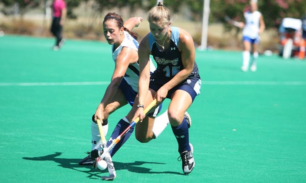 Duke  topped Old Dominion in shots and penalty corners Sunday, but the Blue Devils were still unable to come out on top.
