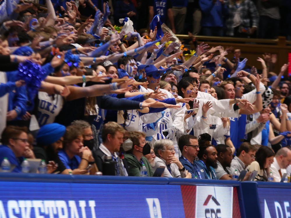 Duke was undefeated last year in Cameron Indoor Stadium, helped by the passion of the Cameron Crazies. 