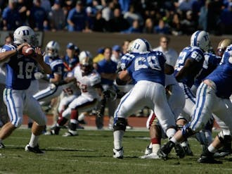 Freshman quarterback Brandon Connette struggled against Boston College Saturday, rushing five times for negative-eight yards.