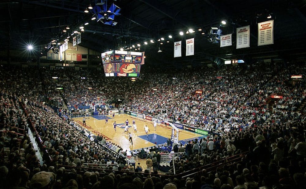 Allen Fieldhouse has been the home of the Jayhawks since 1955.