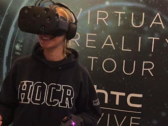 Students experienced different demonstrations of virtual reality last week thanks to a new device from HTC and Valve Corporation.