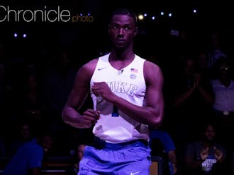 Head coach Mike Krzyzewski said Wednesday that there is still no timetable for freshman Harry Giles to join the Blue Devils in uniform.&nbsp;&nbsp;