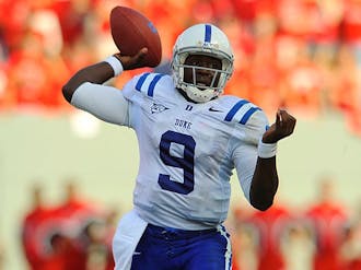 Quarterback Thaddeus Lewis’s big day against N.C. State added a new game ball to David Cutcliffe’s office.