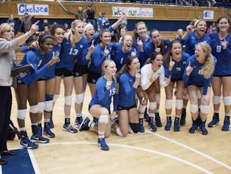 The Blue Devils fought back in the fifth set to top North Carolina and take the ACC crown on Senior Day at Cameron Indoor Stadium.