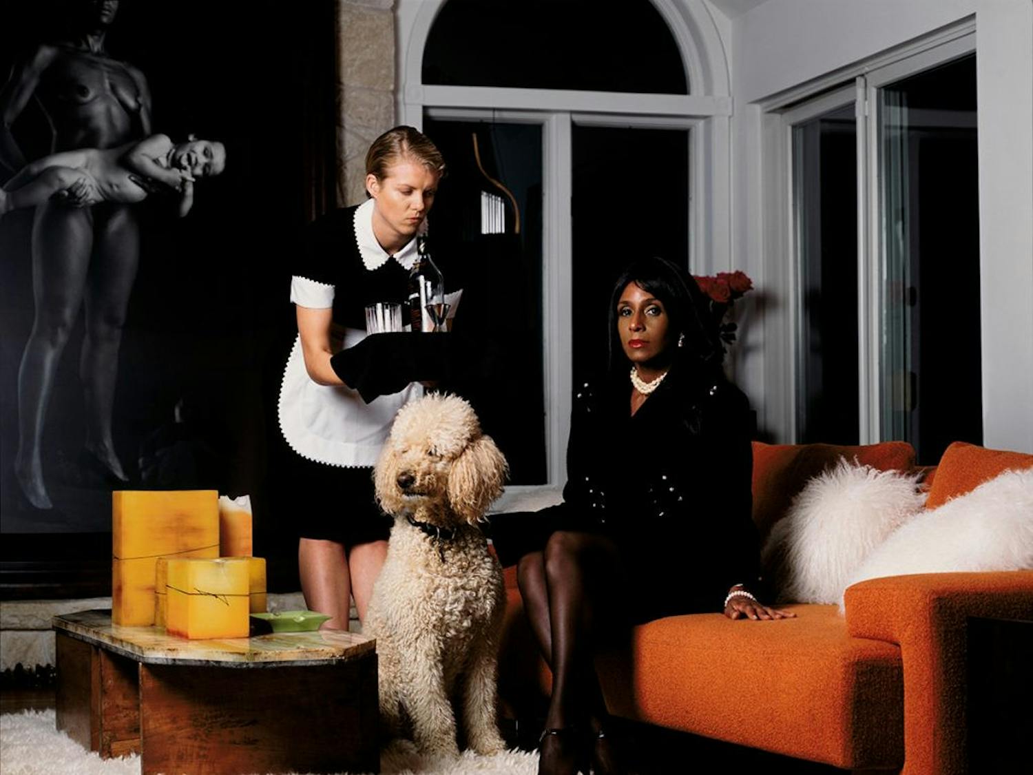 Renee Cox's  “The Housewife Missy at Home” is currently on display at the Nasher Museum as part of “In Relation to Power: Politically Engaged Works from the Collection."
