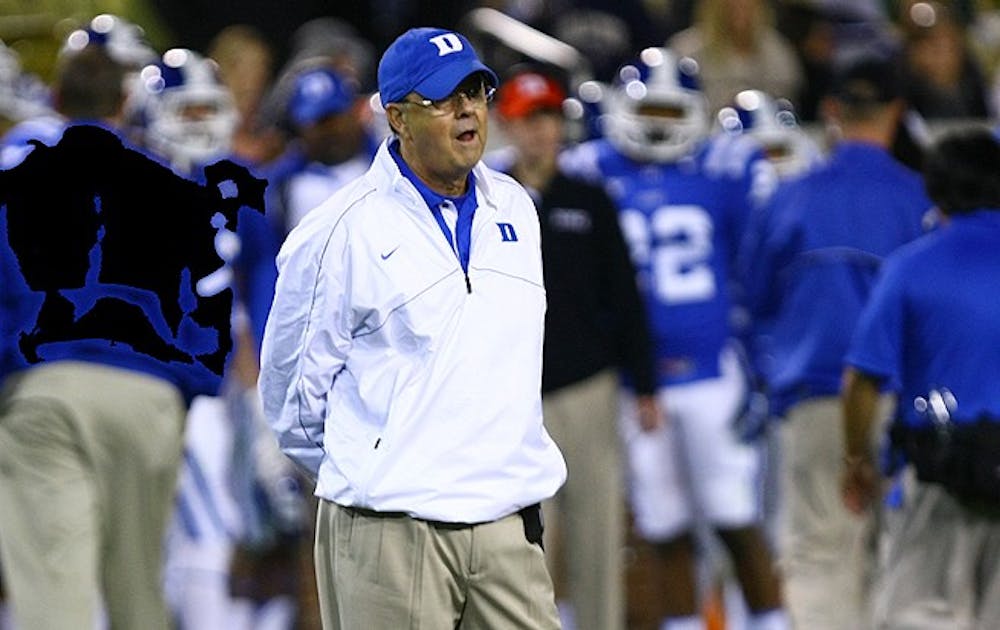 Duke football head coach David Cutcliffe said he will return to Duke next season despite speculation that other schools might be interested in his services.