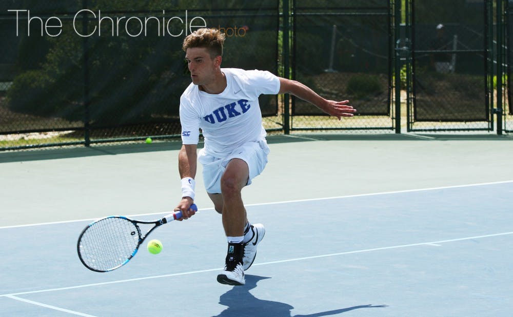 <p>Senior TJ Pura is Duke's only senior this year and will look to get off to a strong start this season.&nbsp;</p>