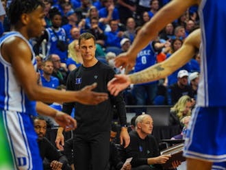 Head coach Jon Scheyer's squad will have its third ranked matchup of the season against No. 20 Arkansas Nov. 29.
