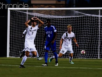 Wake Forest's second goal came just minutes after its first and put the Blue Devils in an early hole.