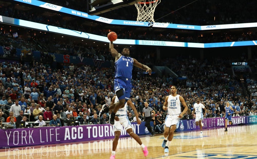 Zion Williamson electrified crowds with his dunks all season.
