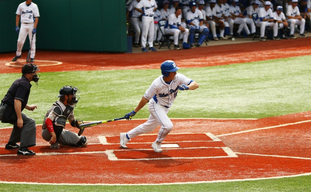 <p>Sophomore Peter Zyla hit his first career home run Sunday to help Duke get off to its third straight good start against Florida State.&nbsp;</p>