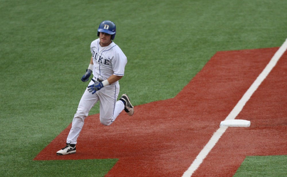 Mike Rosenfeld knocked in three runs against the Eagles as part of Duke's offensive explosion Tuesday.