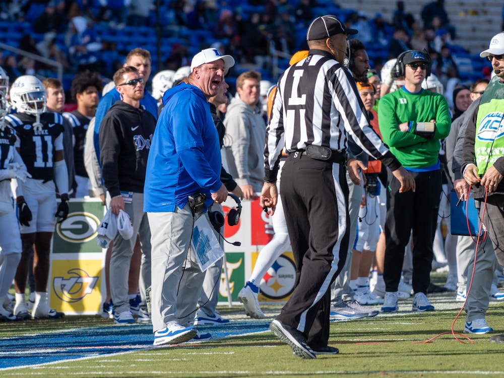Former head coach Mike Elko put together a combined 16-9 record across two years in Durham.