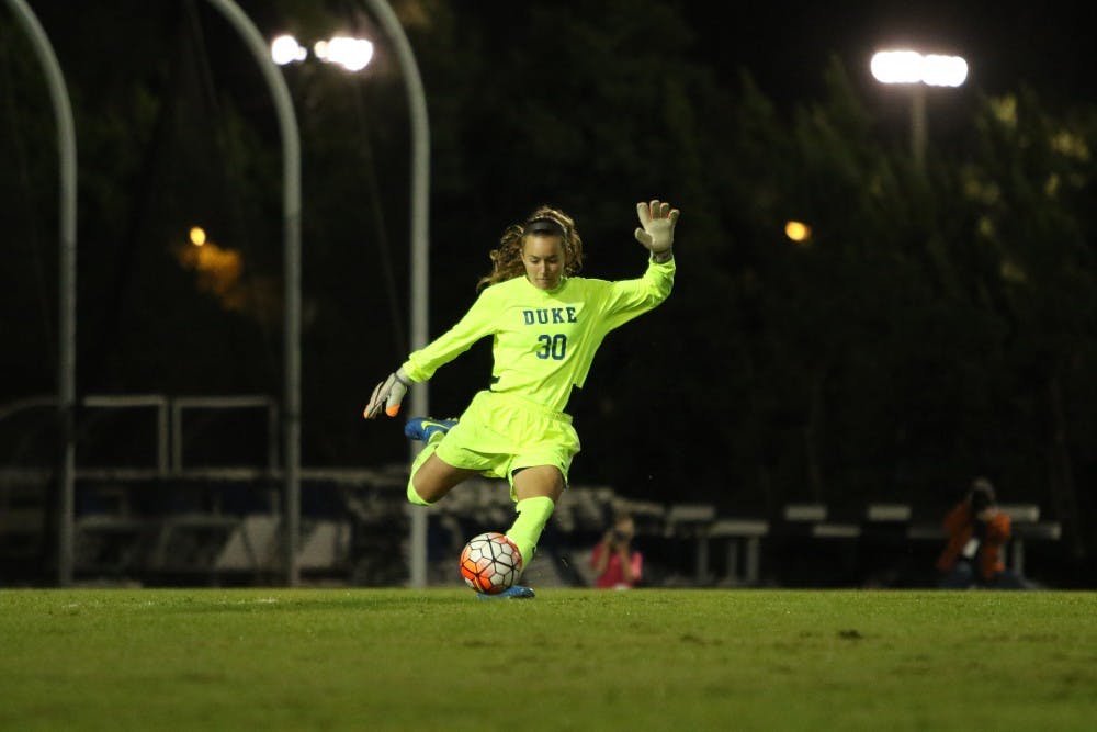 Sophomore E.J. Proctor has not allowed a goal in her last 302 minutes of action, leading Duke to three consecutive shutouts away from home.