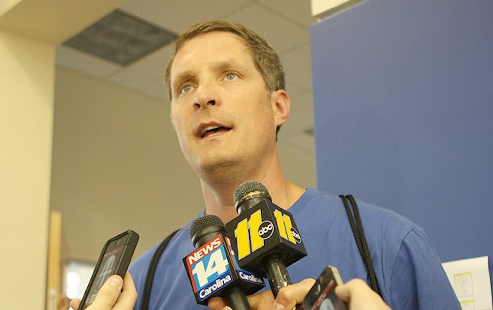 Former Blue Devil and NBA forward Christian Laettner spoke to the media at last week's 10th annual K Academy and discussed his aspirations to coach in the NBA.