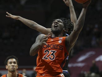 Redshirt sophomore guard Tyrece Radford paced the Hokies offensively.