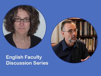 The discussion series will feature talks from English faculty members, including Professors Corina Stan and Tom Ferraro.&nbsp;