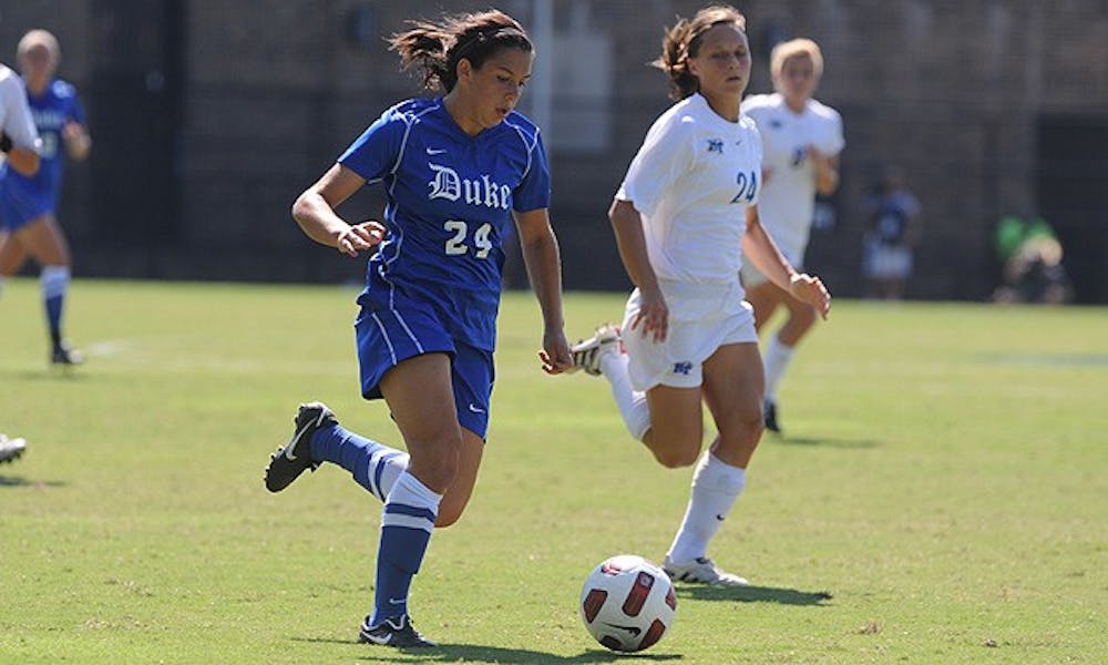 Freshman Mollie Pathman was named to the Duke/Nike Classic’s all-tournament team after scoring Sunday.