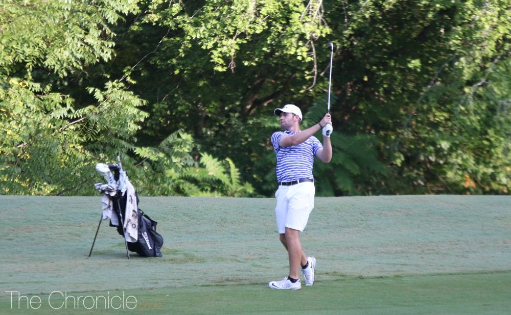 Alex Smalley set the Blue Devil scoring record for 36 and 54 holes this weekend.