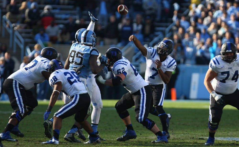 Down 25-24, quarterback Anthony Boone led the Blue Devils on an 11-play, 66-yard game-winning drive to clinch a berth in the ACC championship game.