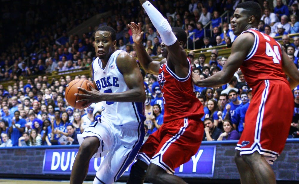 Redshirt sophomore Rodney Hood scored 28 points in 26 minutes in his third game as a Blue Devil, a 97-64 win against Florida Atlantic.