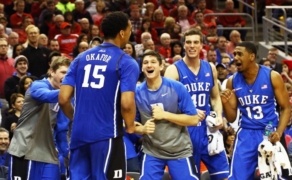 Saturday in Louisville, the Blue Devils played with something they sorely lacked Tuesday—energy.