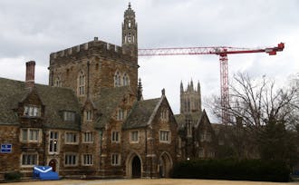 Students are upset about excessive light and noise in rooms on Kilgo Quadrangle caused by the ongoing West Union renovations.