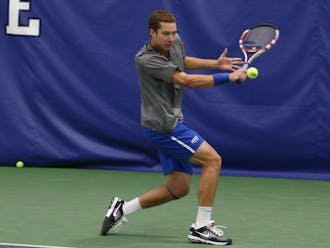 Senior Jason Tahir and junior Bruno Semenzato both dropped their main draw opening matchup, as Nicolas Alvarez advanced with a victory against California’s Andre Goransson.