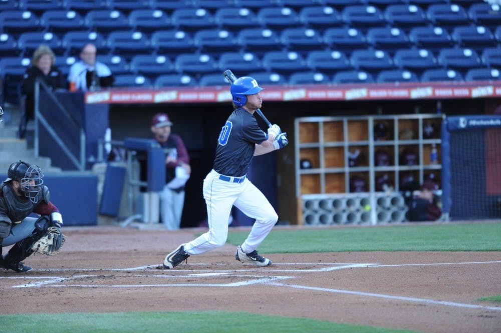 <p>Freshman Jimmy Herron had five doubles in a series against No. 7 Florida State, helping Duke take two out of three games to improve its postseason chances.</p>
