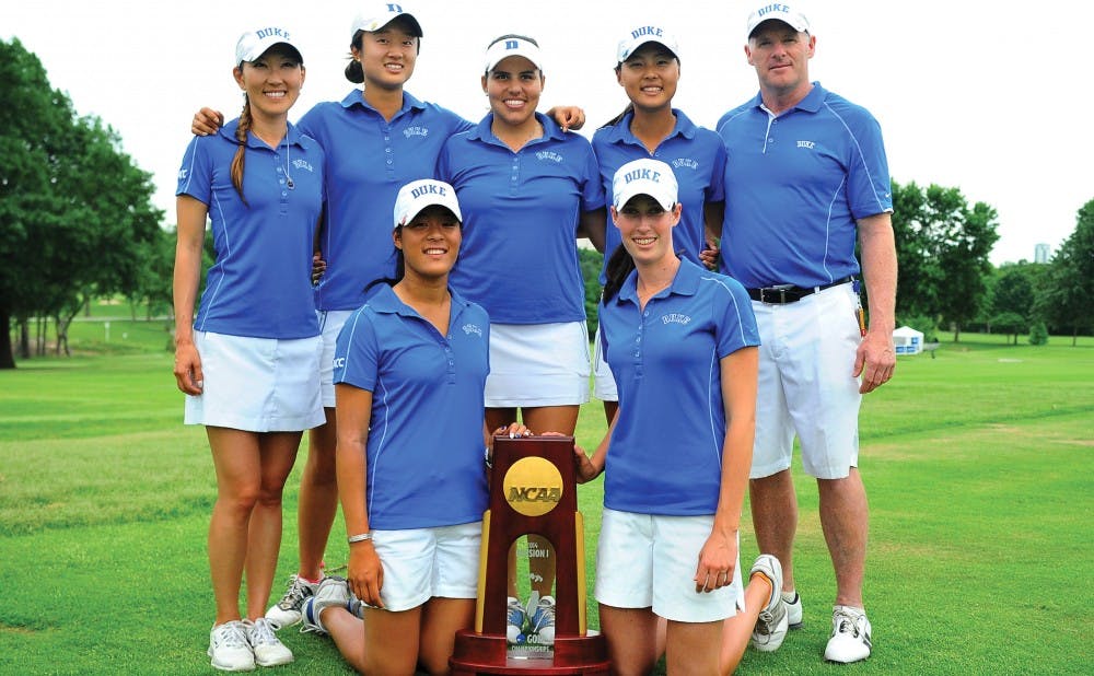 23 May 2014: With near perfect weather, the Duke Blue Devils matched it the conditions by fending off Southern California to win the national championship with an overall team score of +10 at the 2014 NCAA Division I Women's Golf Championship hosted by the Tulsa Country Club in Tulsa, Oklahoma.