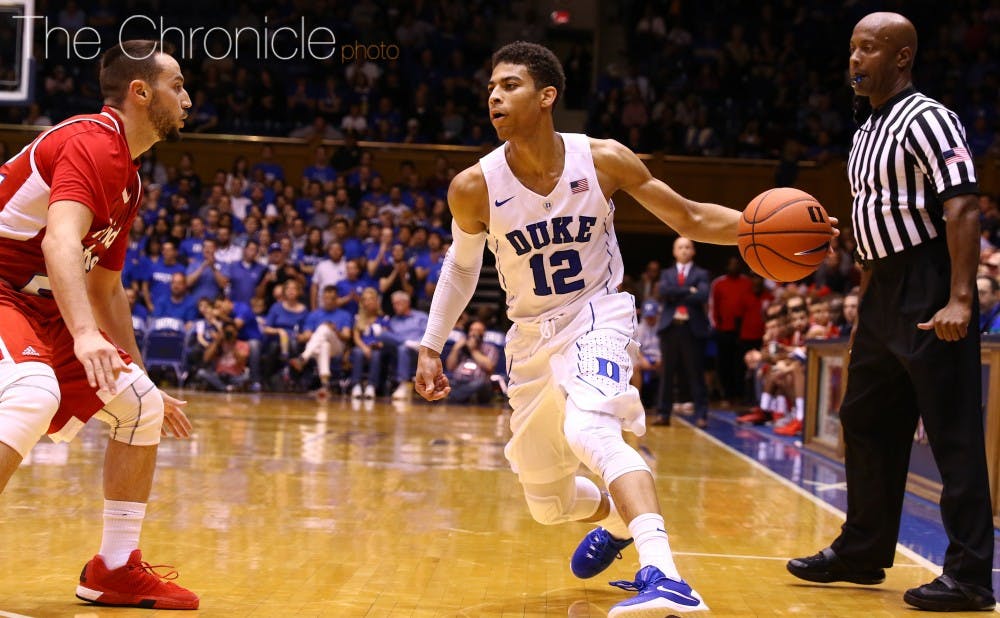 Freshman Derryck Thornton reclassified to the Class of 2015 after former Blue Devil floor general Tyus Jones declared for the NBA draft, opening up a likely&nbsp;spot in the backcourt for&nbsp;immediate action.