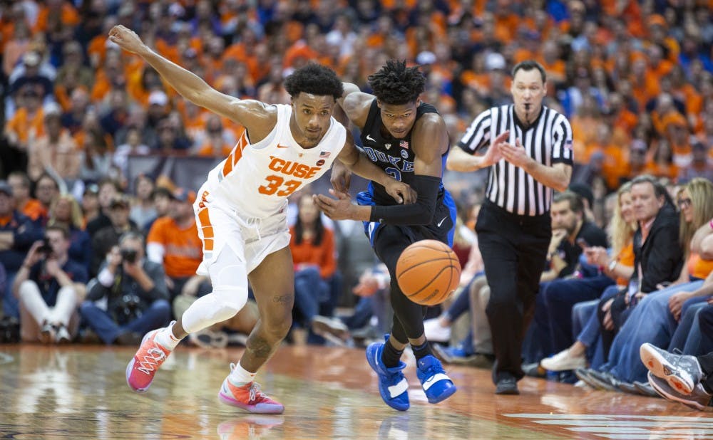 <p>Cam Reddish struggled offensively against Syracuse Saturday.</p>