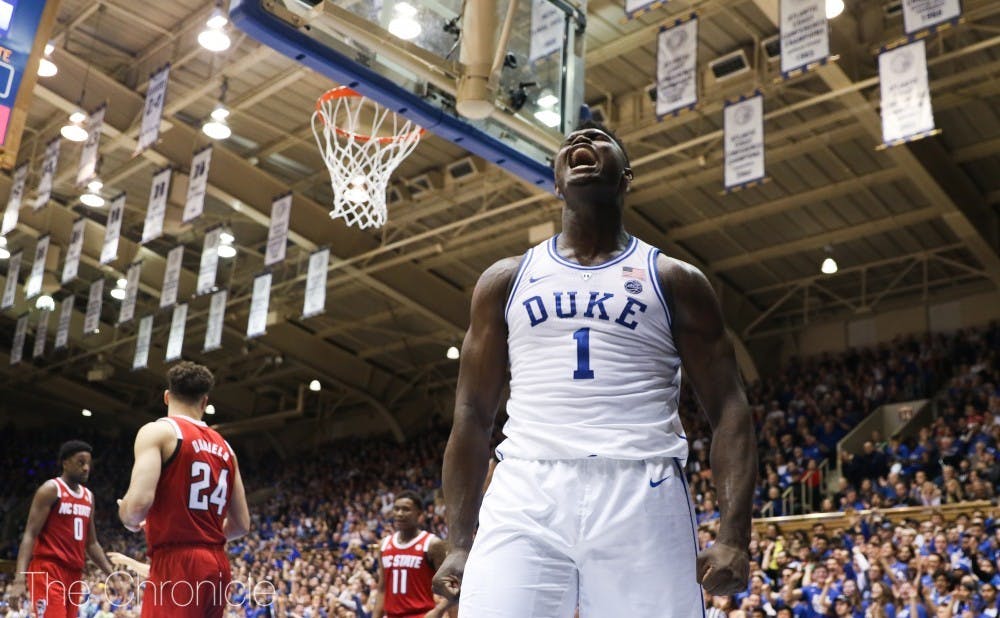 Despite not seeing the floor in any of Duke's final five games, Zion Williamson is ACC Player and Rookie of the Year.