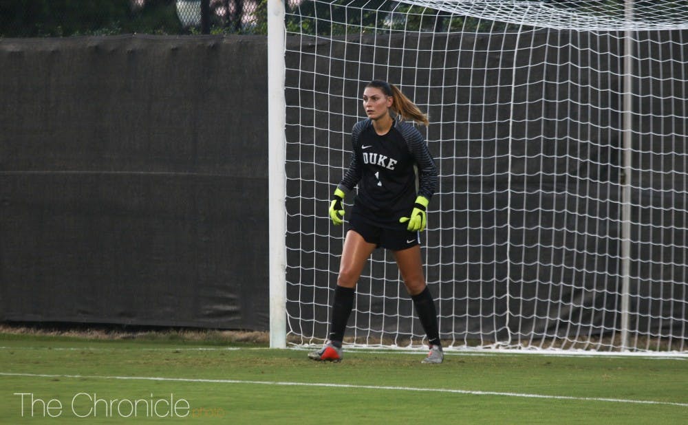 <p>Brooke Heinsohn held Florida State to one goal Sunday, but that would not be enough for Duke.&nbsp;</p>
